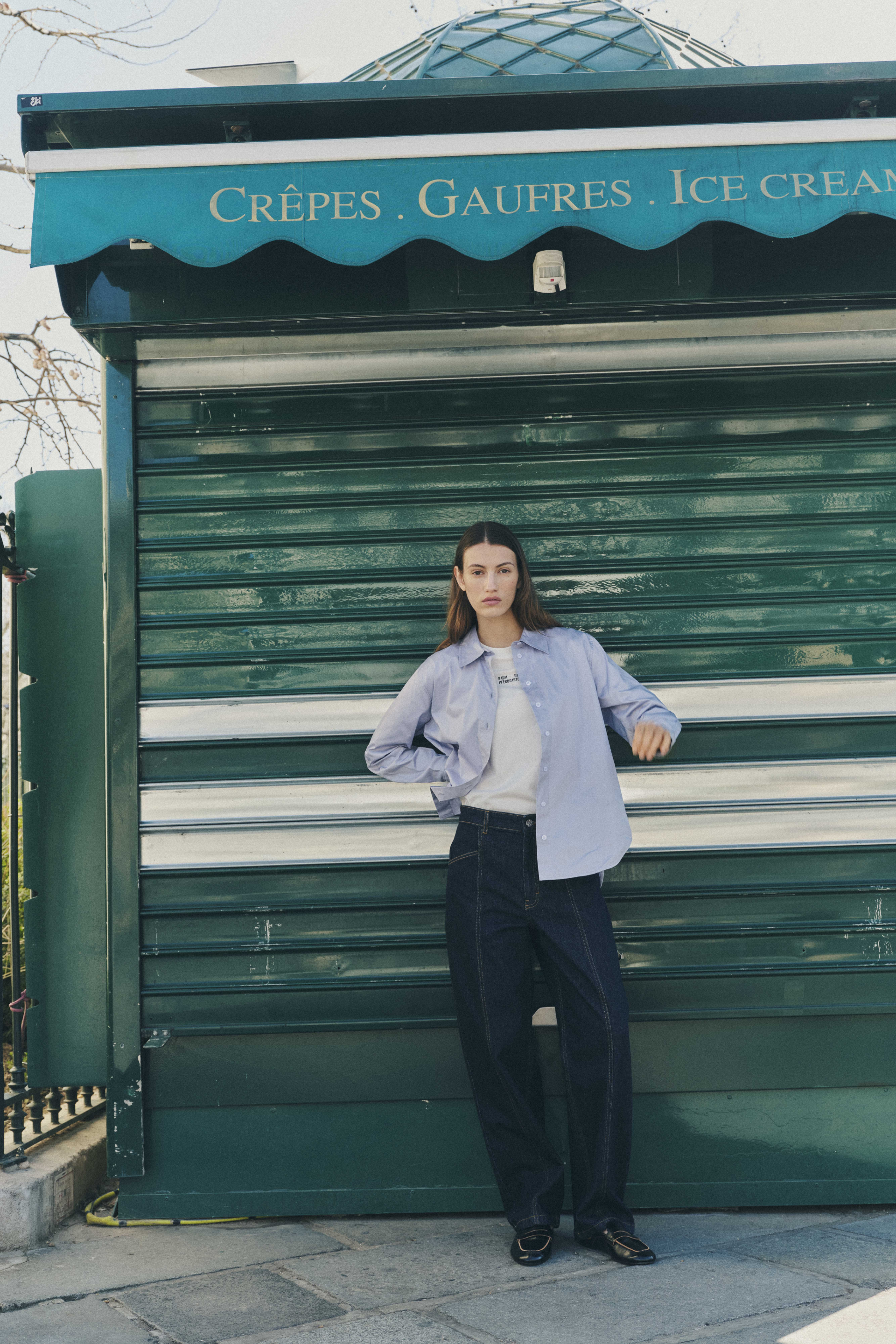 MAXENE SHIRT | Brunnera Blue