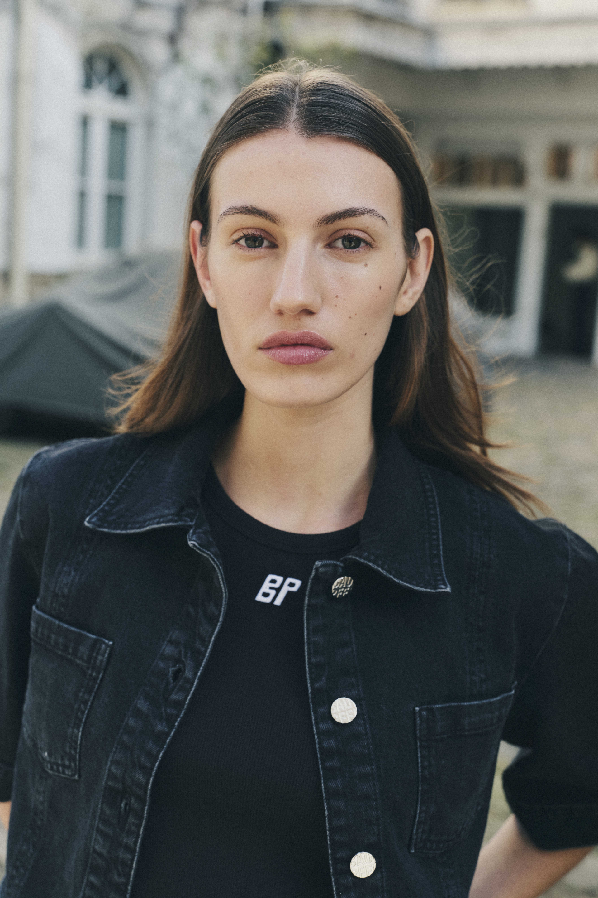 NO 05 SHIRT | Black Washed Denim