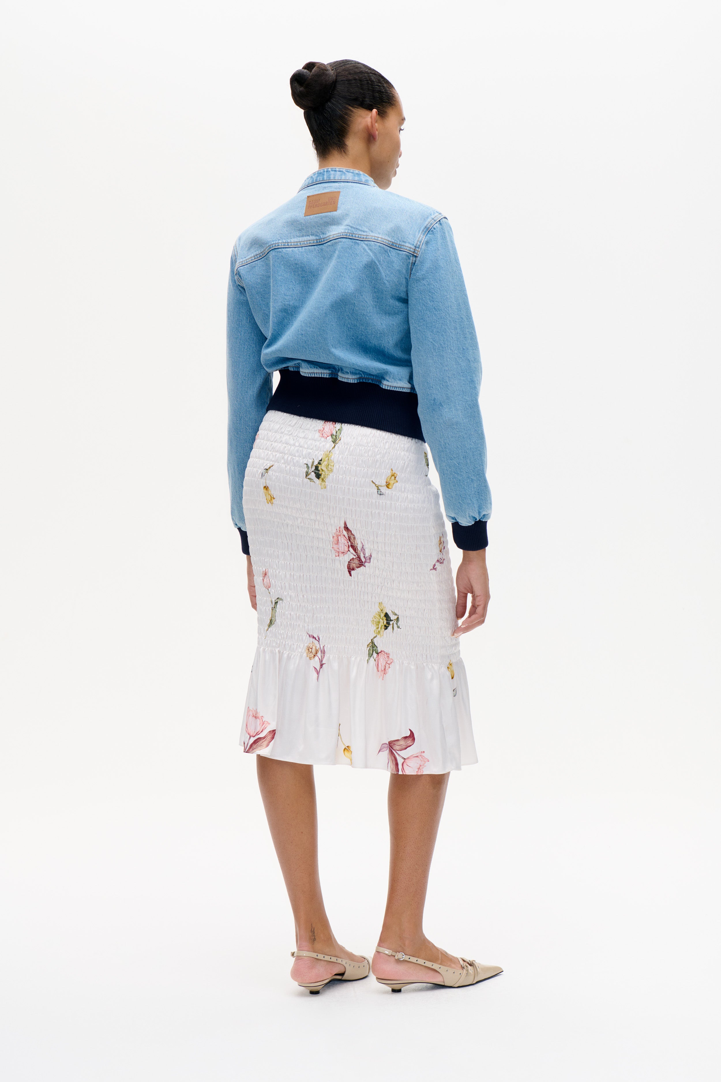 SABELLE SKIRT | Coconut Cream Tulips