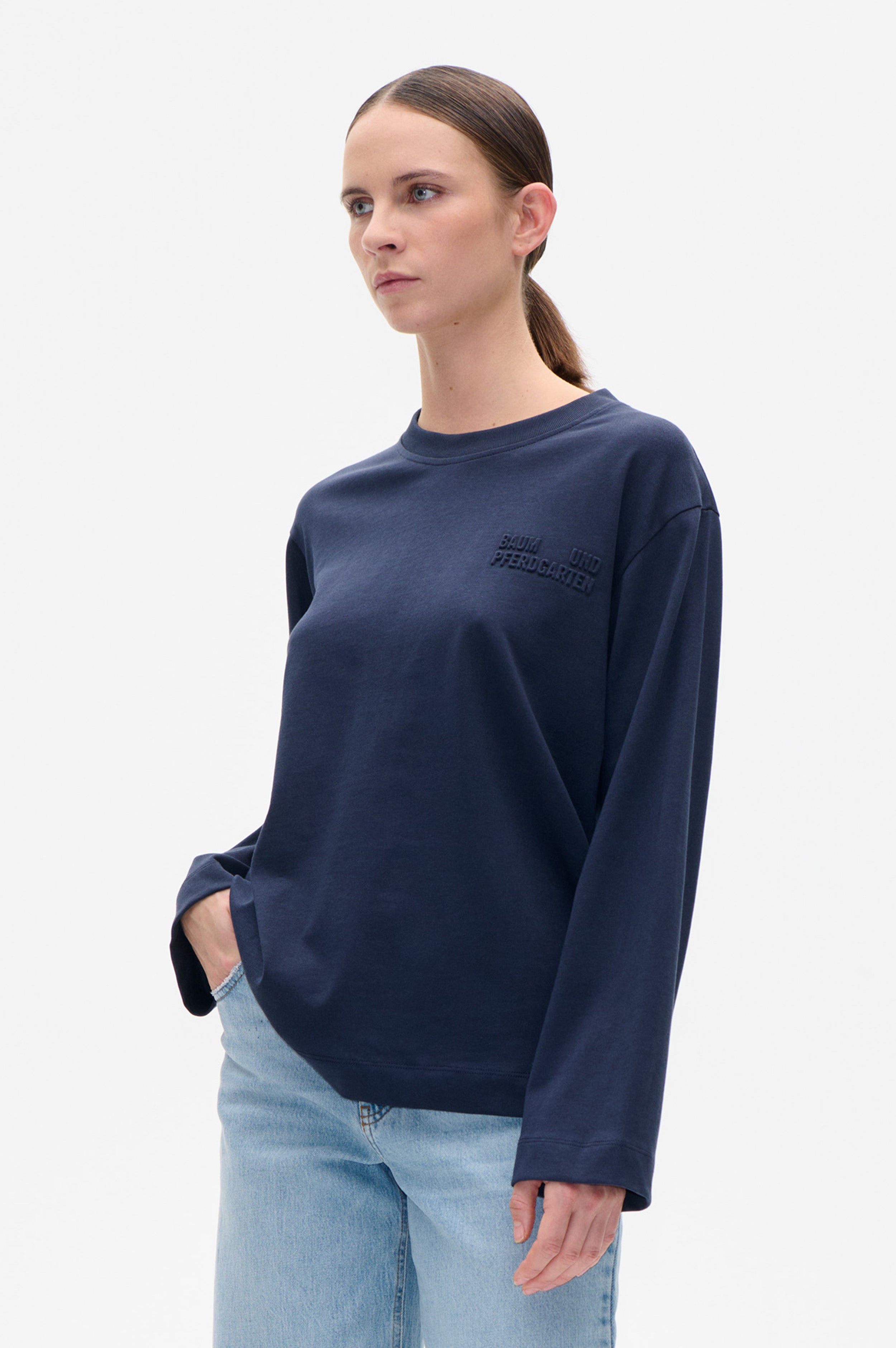 JEEVONA T-SHIRT | Baritone Blue