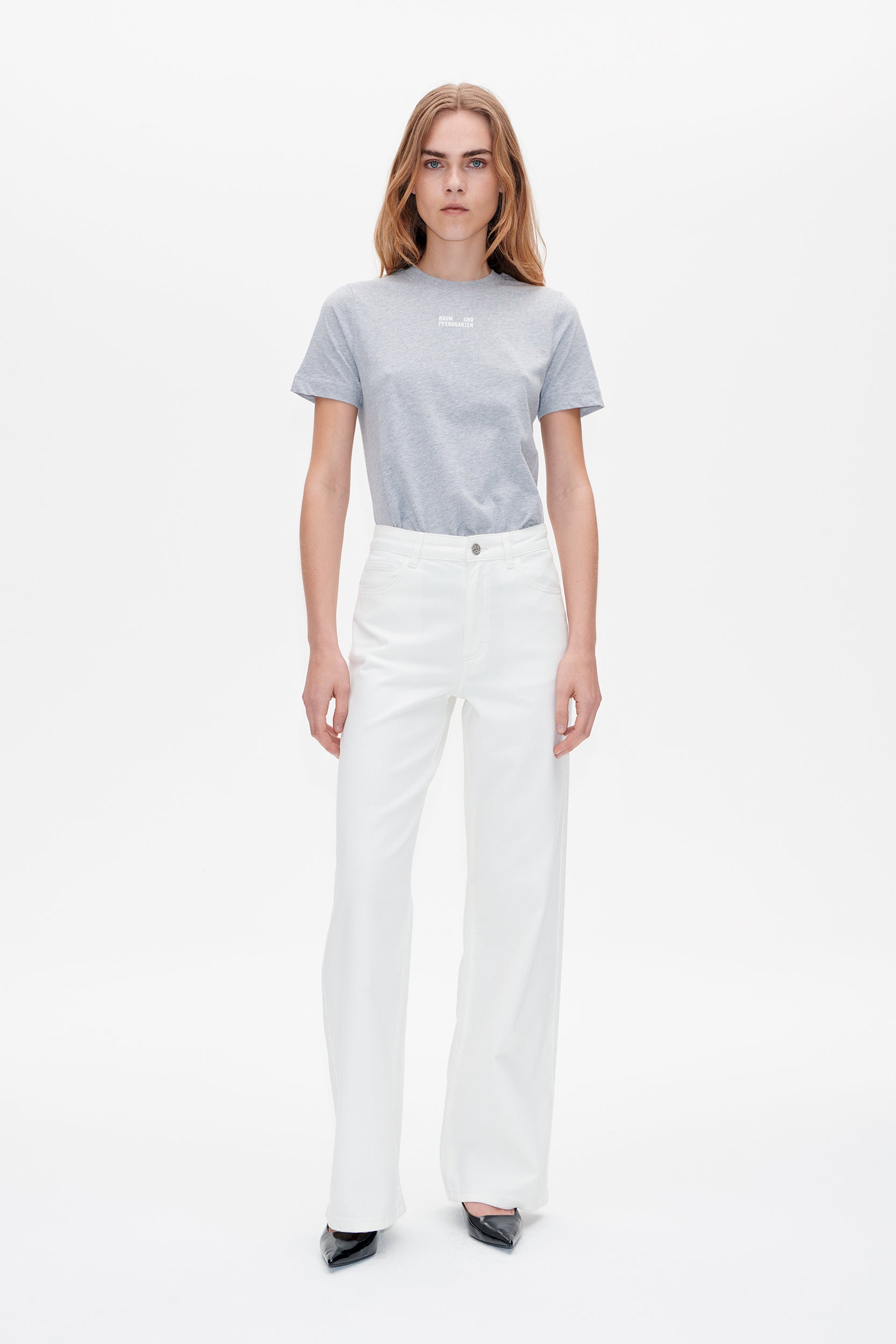 NO 01 NICETTE JEANS | White Denim