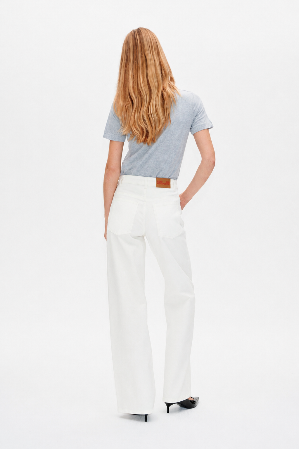 NO 01 NICETTE JEANS | White Denim